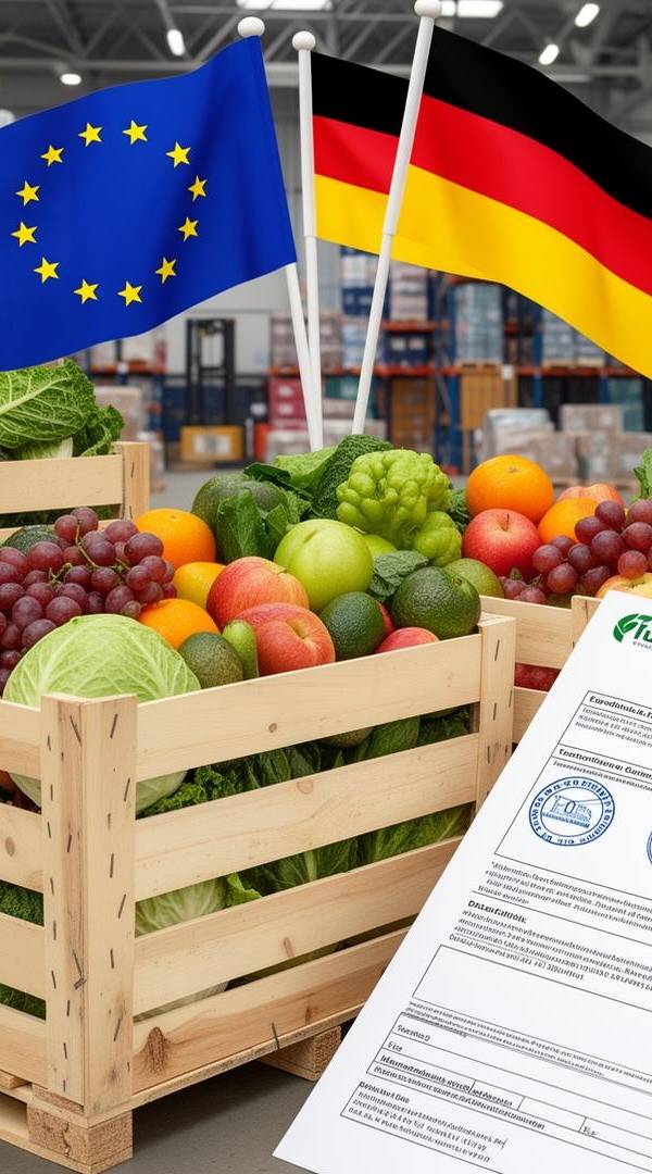 Exporter ses produits bio vers l'Allemagne : guide douanier et certifications 2026
