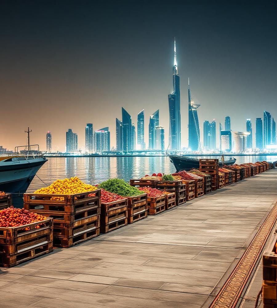 Exporter ses produits bio vers les Émirats Arabes Unis : guide Dubaï, certifications halal et marché premium 2026