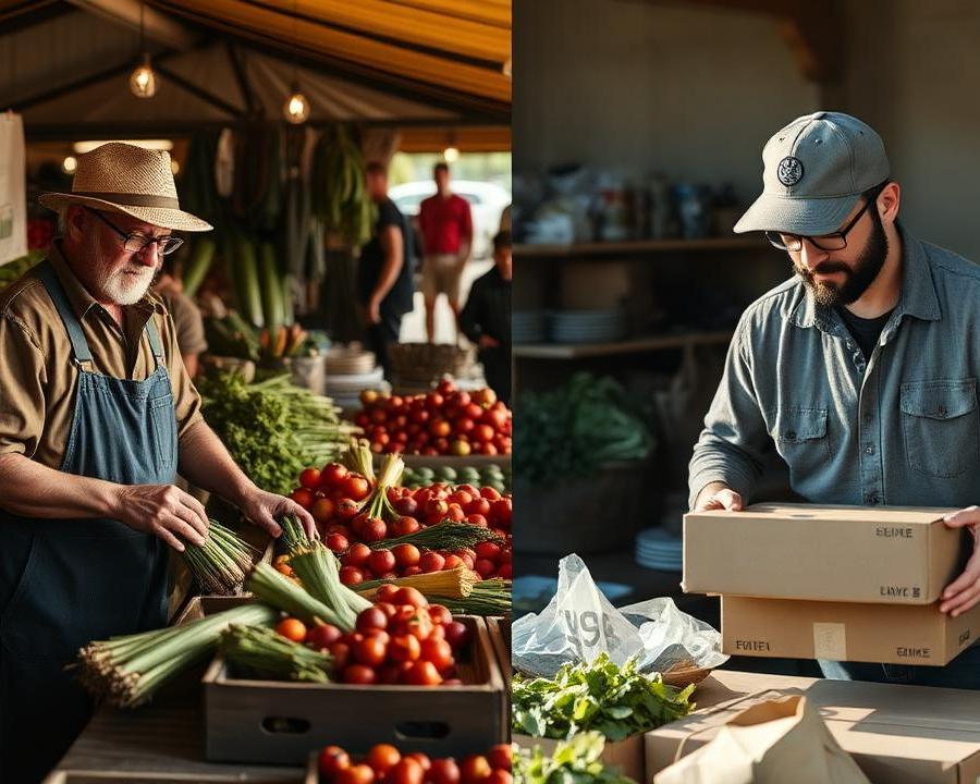 Marketplace bio vs vente directe : quel canal choisir pour un producteur en 2026 ?