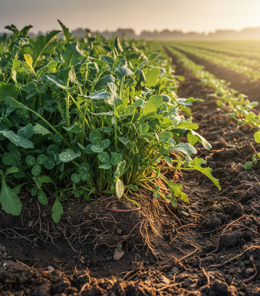Le couvert végétal multiservice : pilier de l'agriculture bio