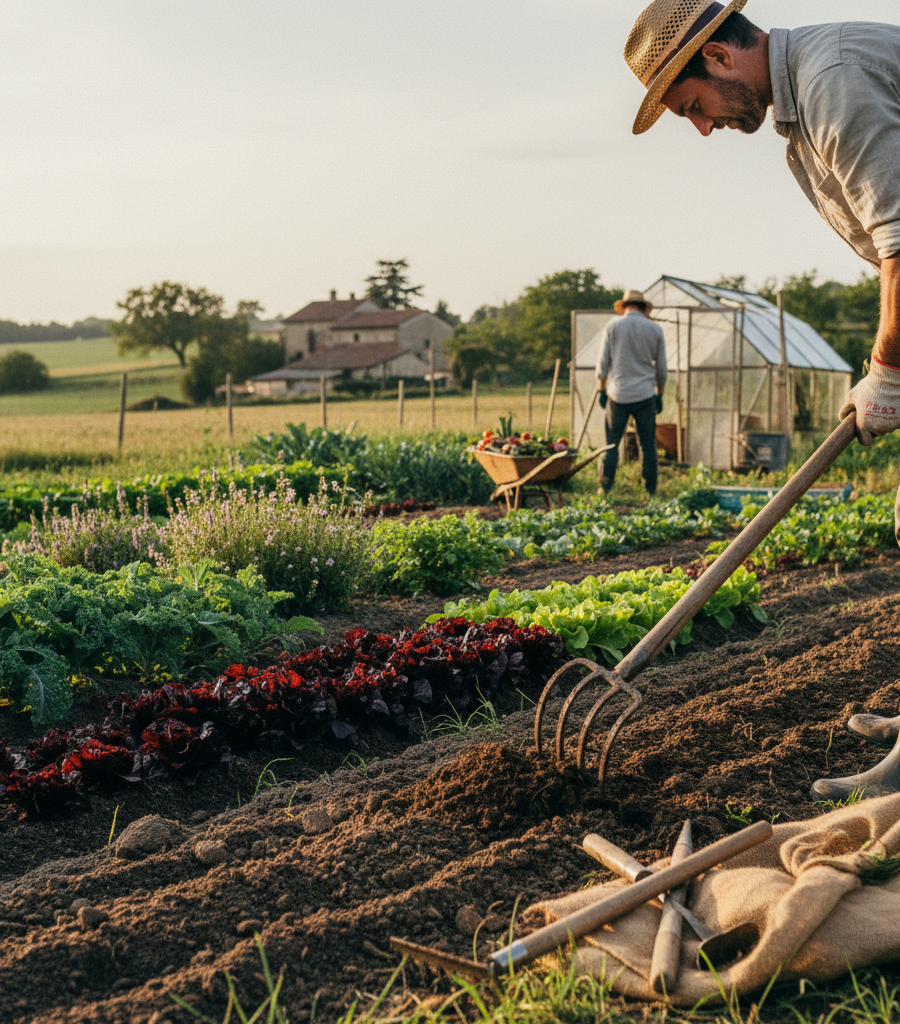 Micro-ferme Biointensive Rentable : Votre Guide 2026 sur 1 Hectare en Europe