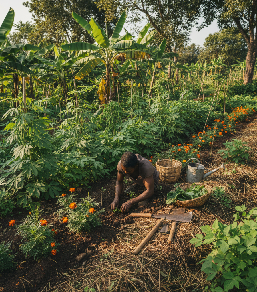 Potager Tropical Afrique Centrale : Le Guide Biointensif Ultime
