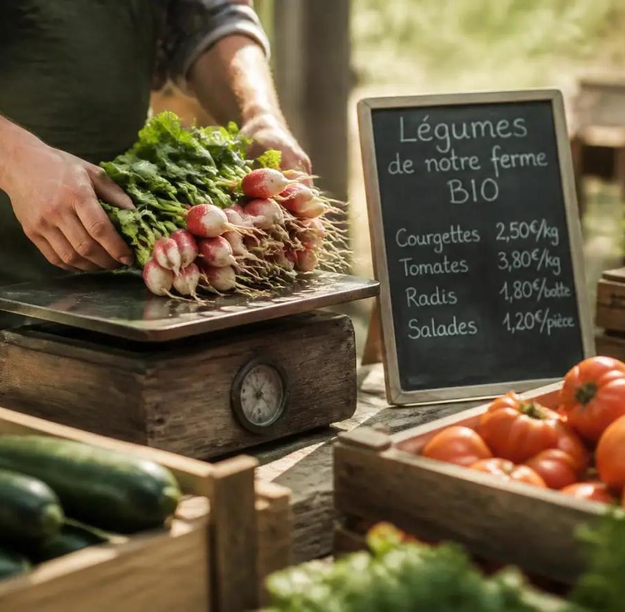 Prix de vente d'un producteur bio en 2026 : méthode de calcul et grille tarifaire